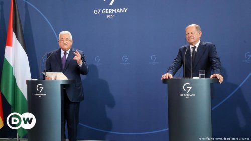 Palästinenserpräsident Abbas empört in Berlin mit Holocaust-Vergleich