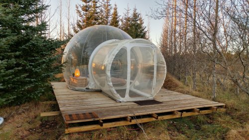 Sleep Under the Northern Lights in an Icelandic Bubble Hotel