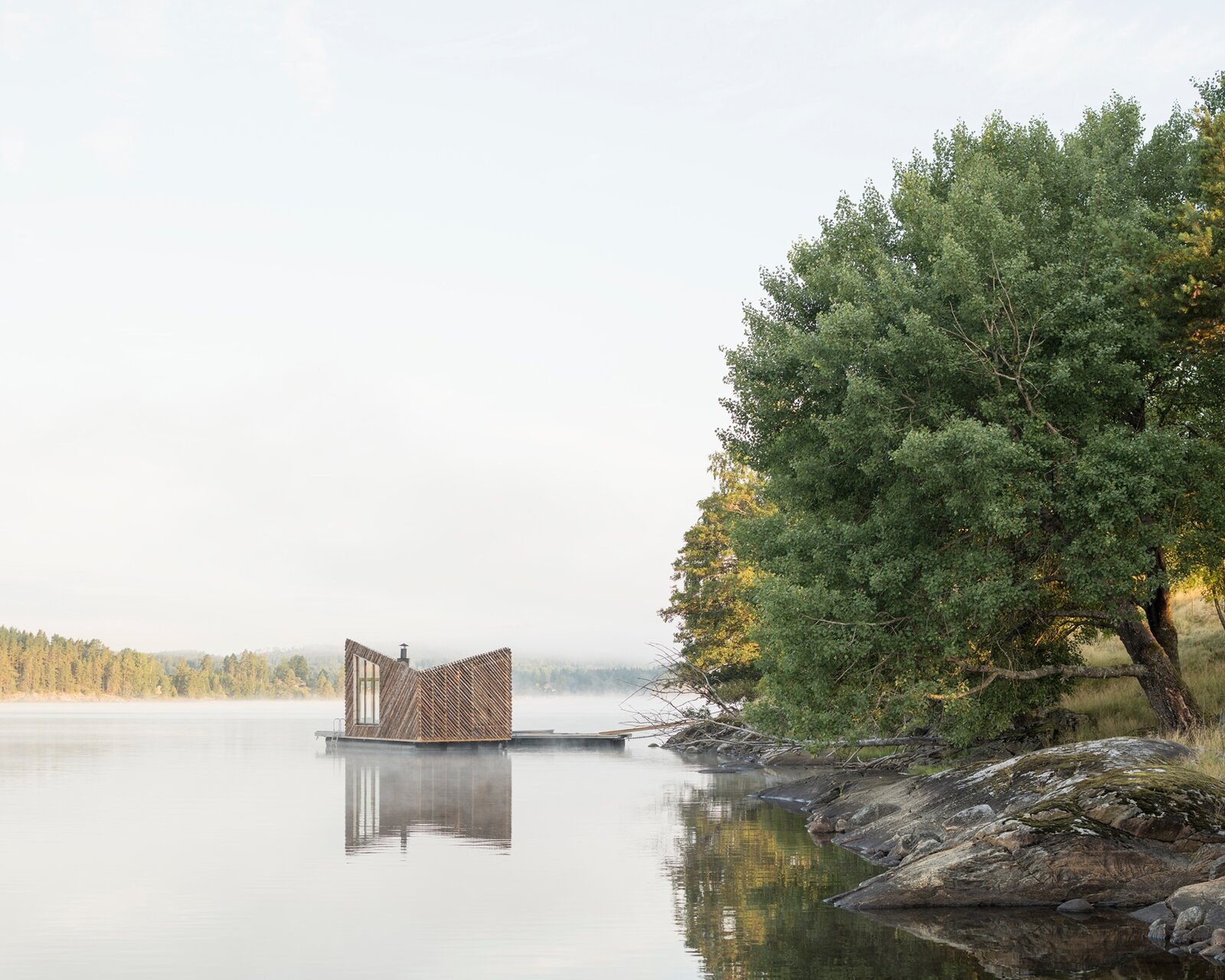 You Can Rent This Floating Cabin That Cruises the Waterways of the Norwegian Wilderness