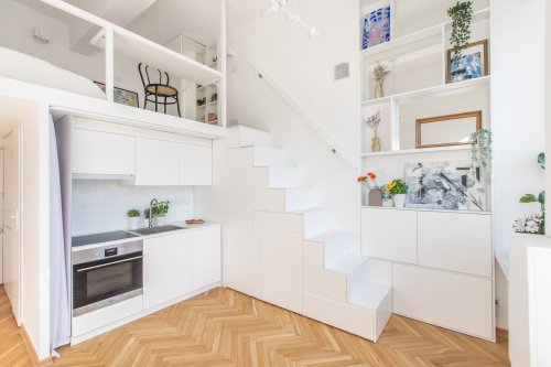 A Globetrotting Architect Takes Her Tiny Warsaw Flat to the Next Level