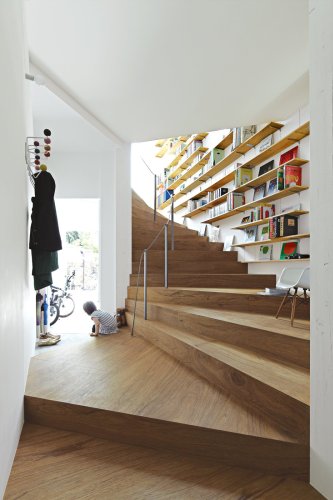 Articles about spiral staircase shapes tokyo home on Dwell.com