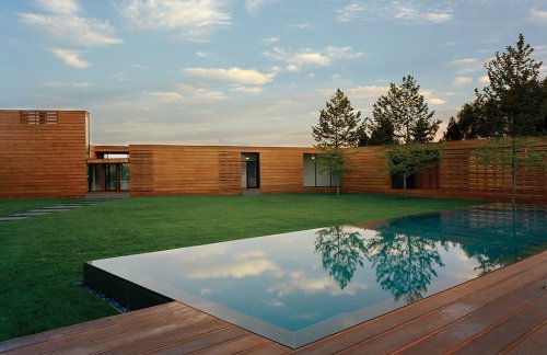 Articles about modern wood lined family home hamptons on Dwell.com