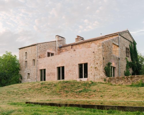 The Barn Is Now the Living Space at This 16th-Century Home in the French Pyrenees