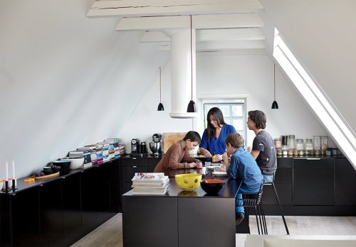 Articles about cramped attic became sunny dining room renovation copenhagen tudor on Dwell.com