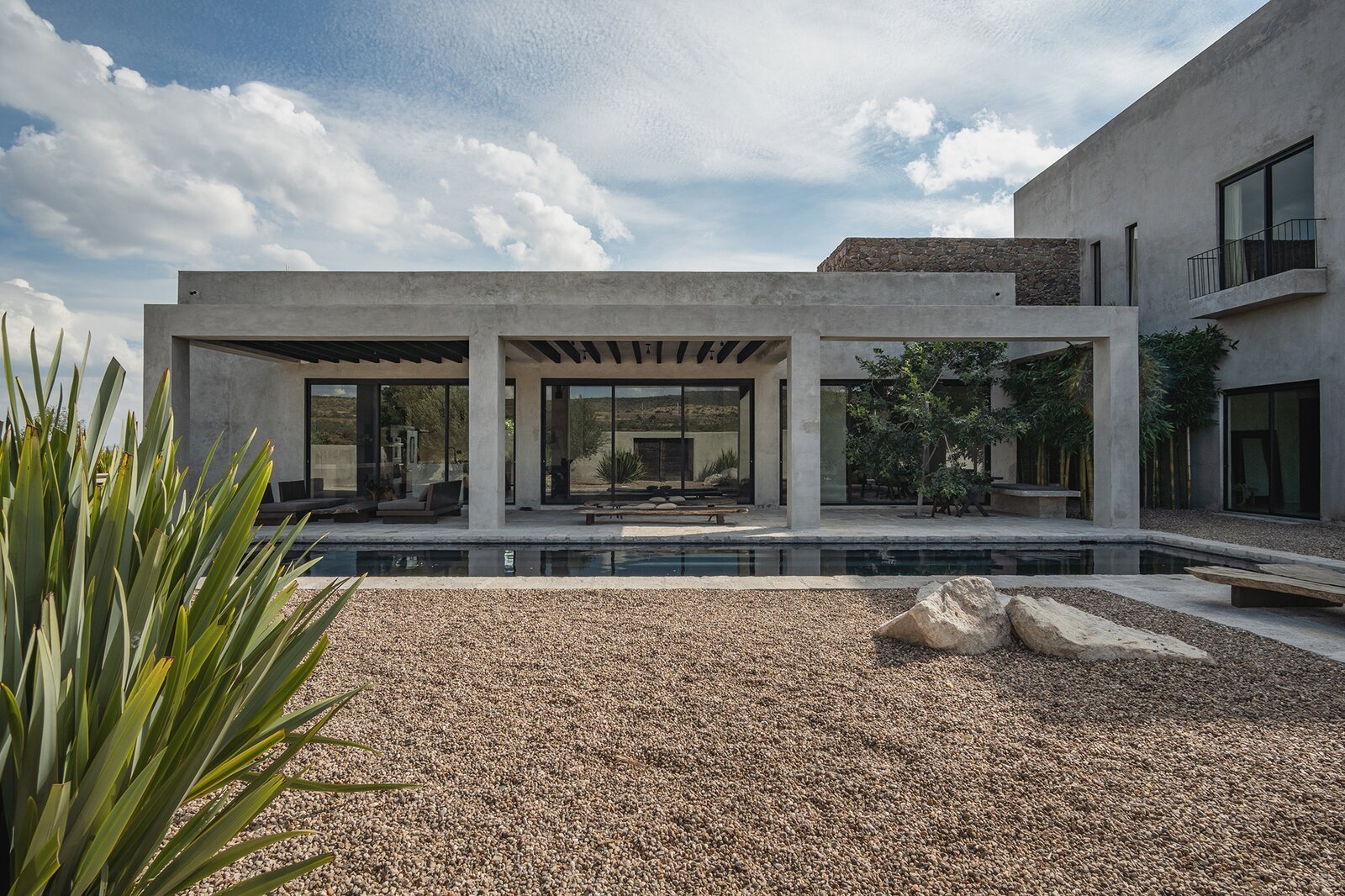 Concrete Is King in This Monumental Home That Just Hit the Market in Mexico