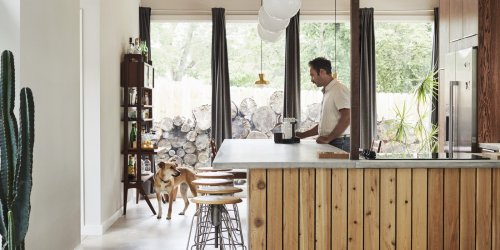 A Self-Taught Designer Builds a Midcentury-Inspired Home on a Budget