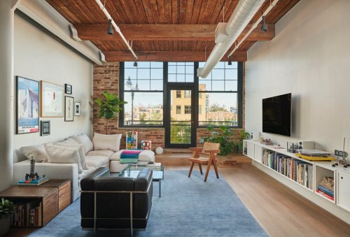 A Dated ’90s-Style Loft Is Stripped Down to a Streamlined Aesthetic