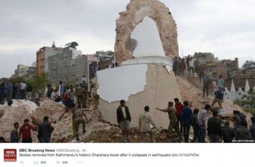 Powerful 7.9-magnitude earthquake rocks Nepal