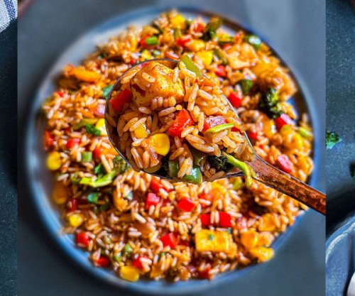 Peri Peri Veg Fried Rice with Paneer or Tofu