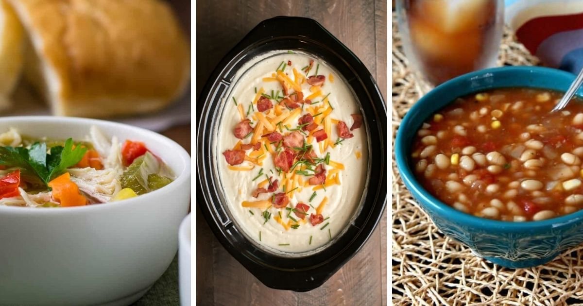 5 Easy Slow Cooker Soup Recipes - Affordable One Pot Side Dishes