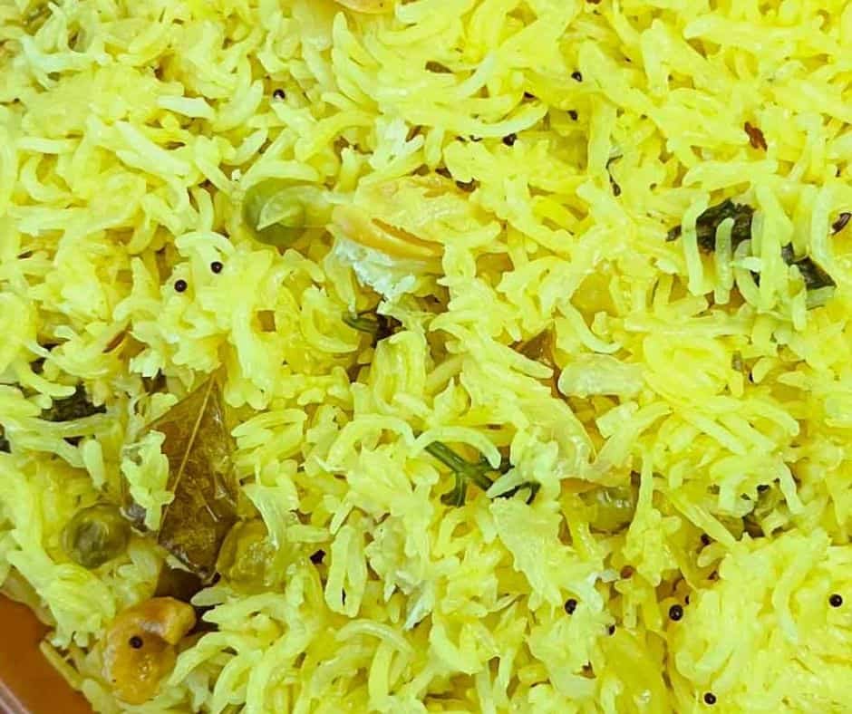 Cabbage Pulao / South Indian Cabbage Rice