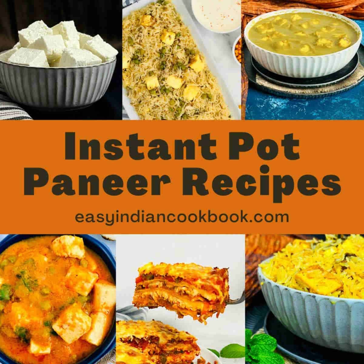 7+ Instant Pot Paneer Recipes