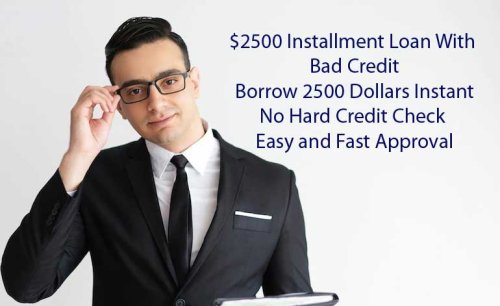$2500 Installment Loans With Bad Credit No Hard Credit Check