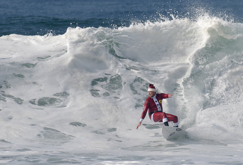 The Story of Surfing Santa in Hermosa Beach