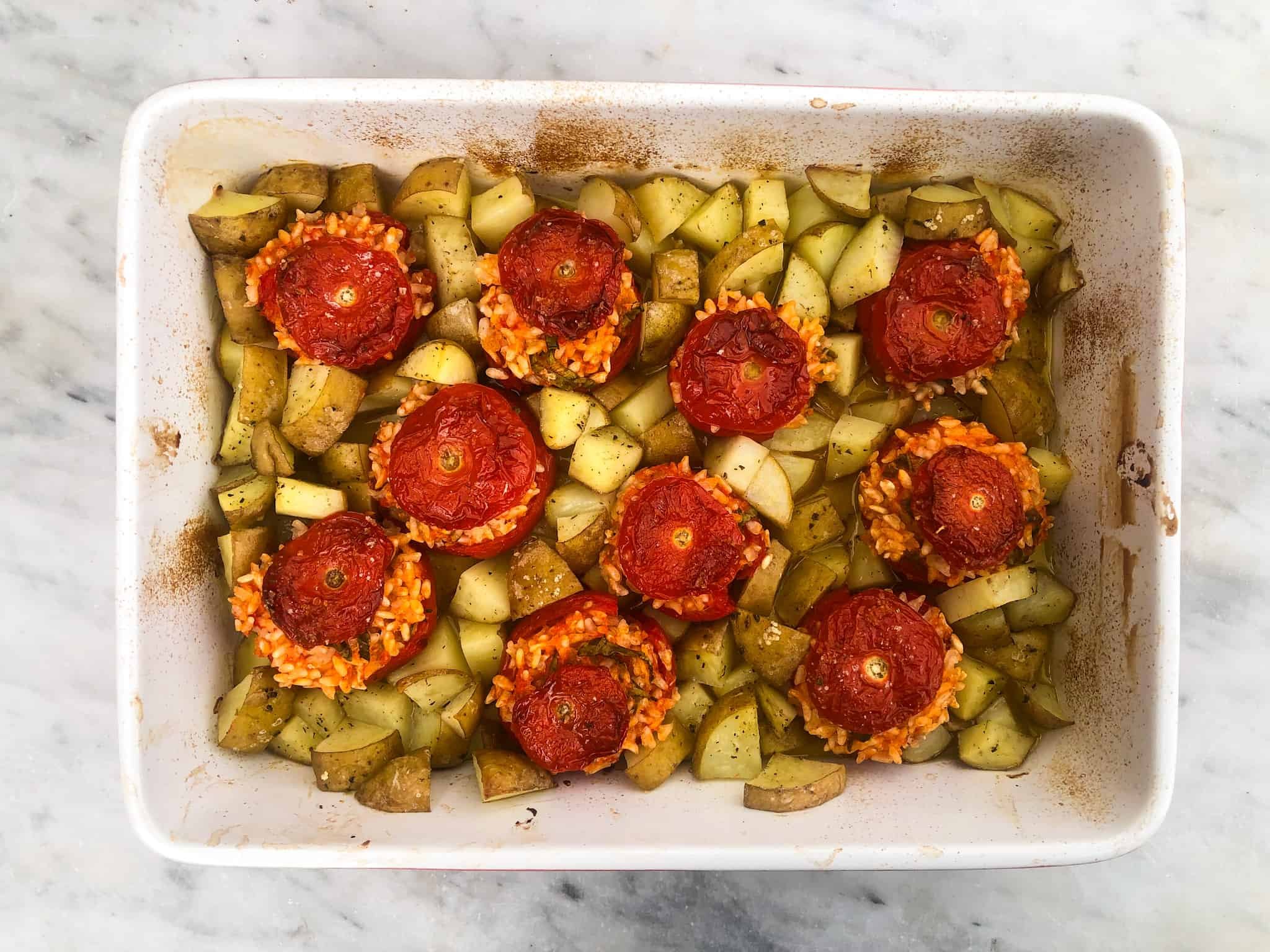 Stuffed Tomatoes With Rice - My Tuscan Family’s Favorite Vegetarian Meal - Eating Around Italy