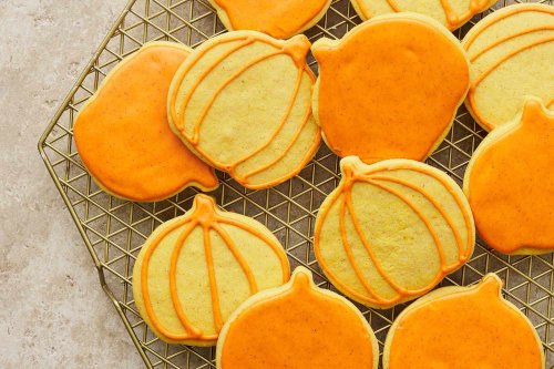 These Pumpkin Sugar Cookies Are the First Thing We're Baking This Fall