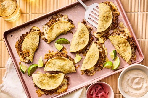 Crispy Sheet-Pan Black Bean Tacos Are Perfect for Meatless Mondays