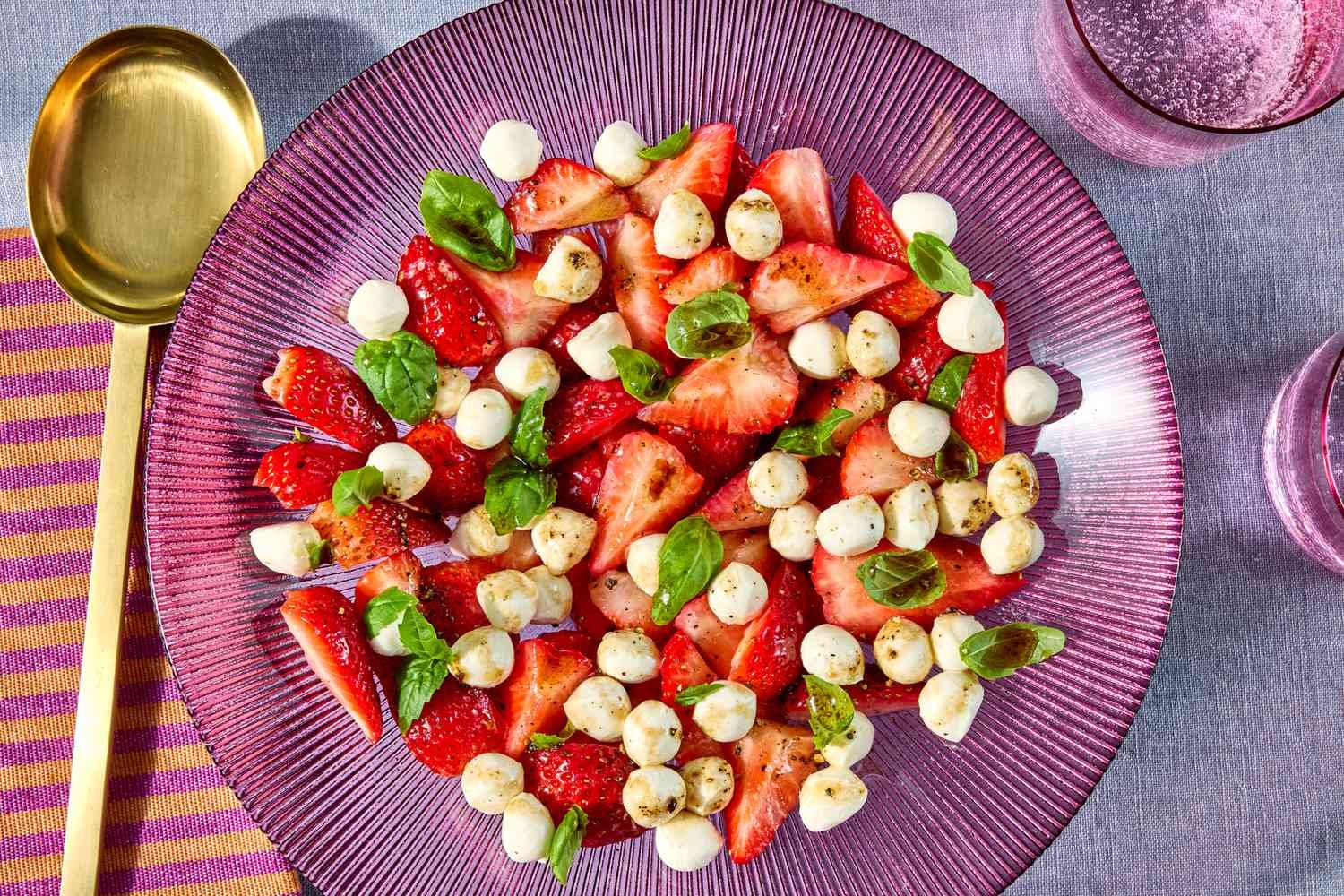Anti-Inflammatory Strawberry Caprese Salad