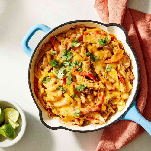 Our Sizzling Chicken Fajita Casserole Packs 31 Grams of Protein Per Serving