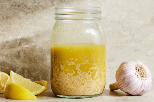 This Lemon-Garlic-Parmesan Vinaigrette Will Make You Want to Eat Salad for Every Meal