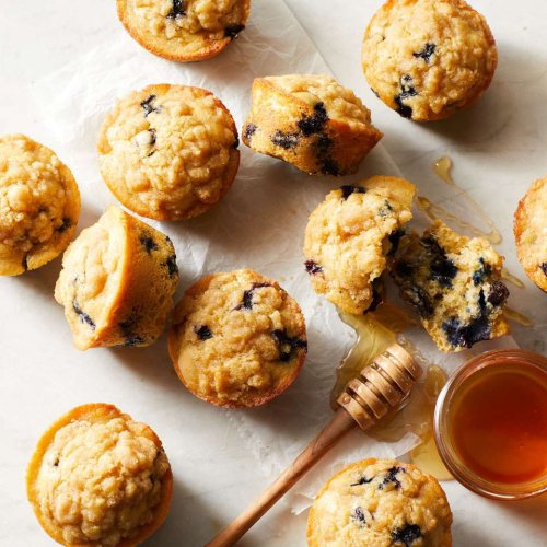 Blueberry-Lemon Crumb Muffins