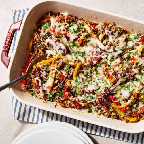 Our Stuffed Pepper Casserole Is Packed with 23 Grams of Protein