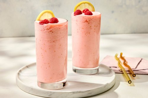 High-Fiber Whipped Raspberry Lemonade