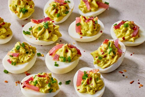 The Best Avocado Deviled Eggs