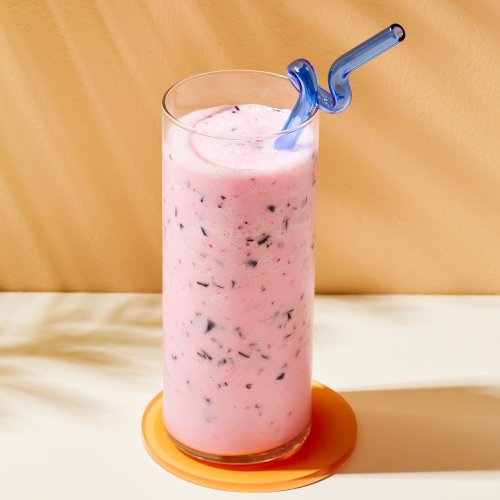 We'll Be Sipping This Whipped Blueberry Lemonade All Summer Long
