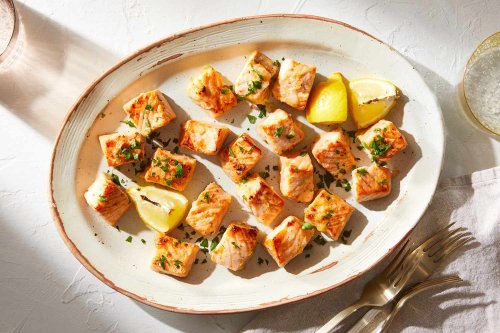 These Lemon-Garlic Salmon Bites Are Total Crowd-Pleasers