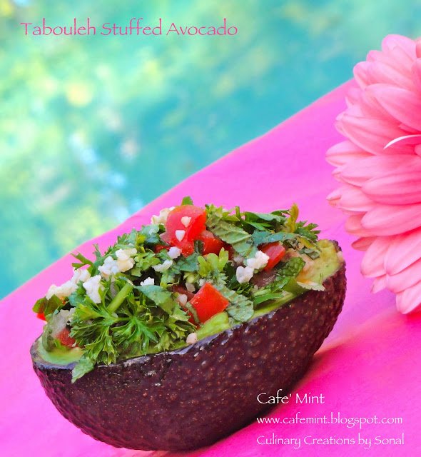 Tabouleh Stuffed Avocado | Eat More Art