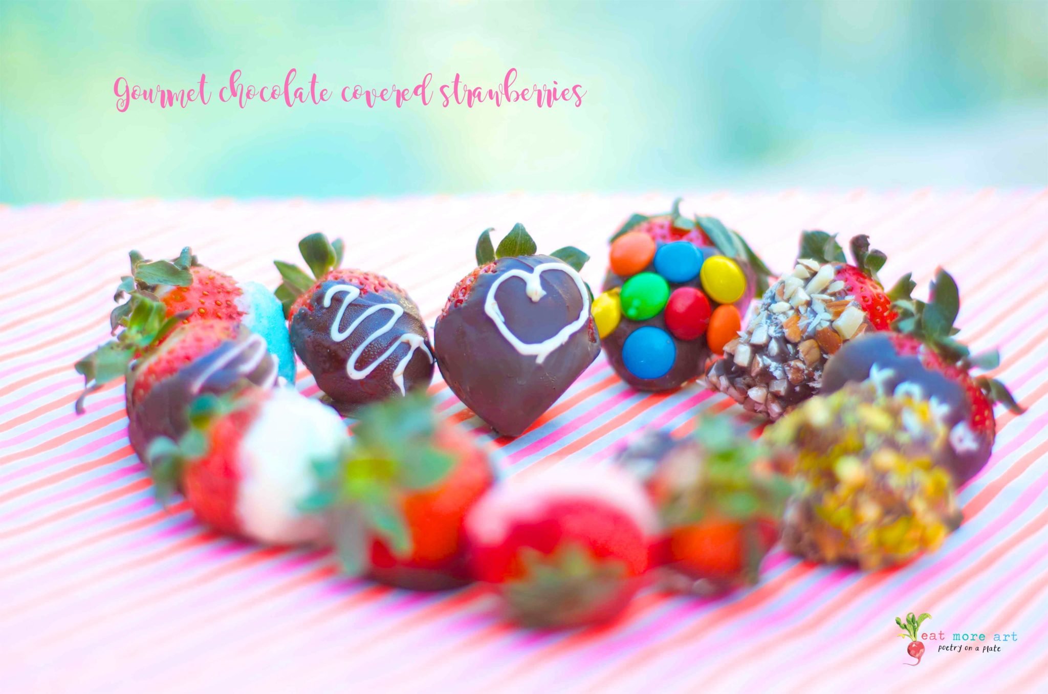 Gourmet Chocolate Covered Strawberries | Eat More Art