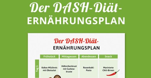 Ernährungsplan DASH-Diät