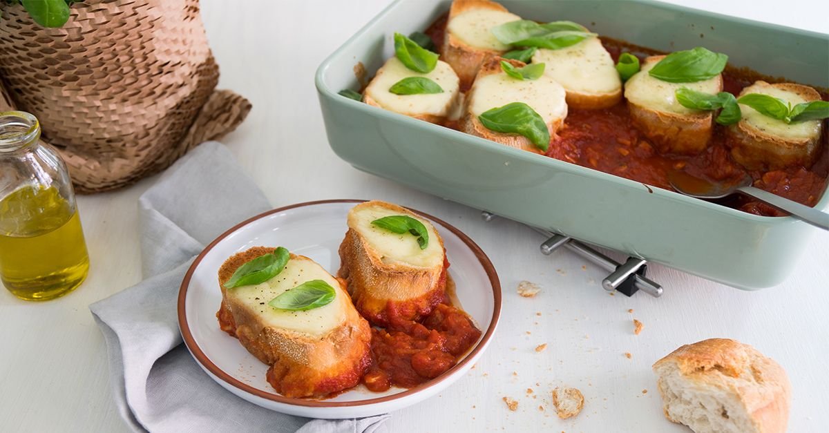Tomate-Mozzarella aus dem Ofen – himmlisch!