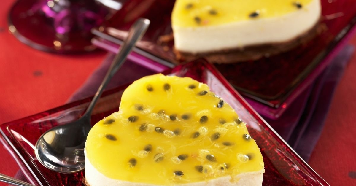 Passionsfrucht-Käse-Kuchen
