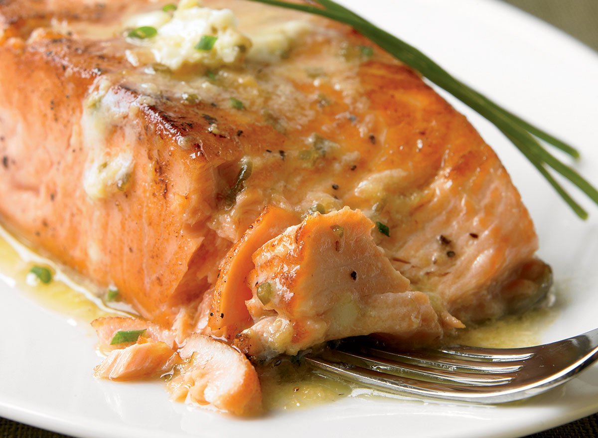 The Tastiest Grilled Salmon With Ginger Soy Butter Recipe