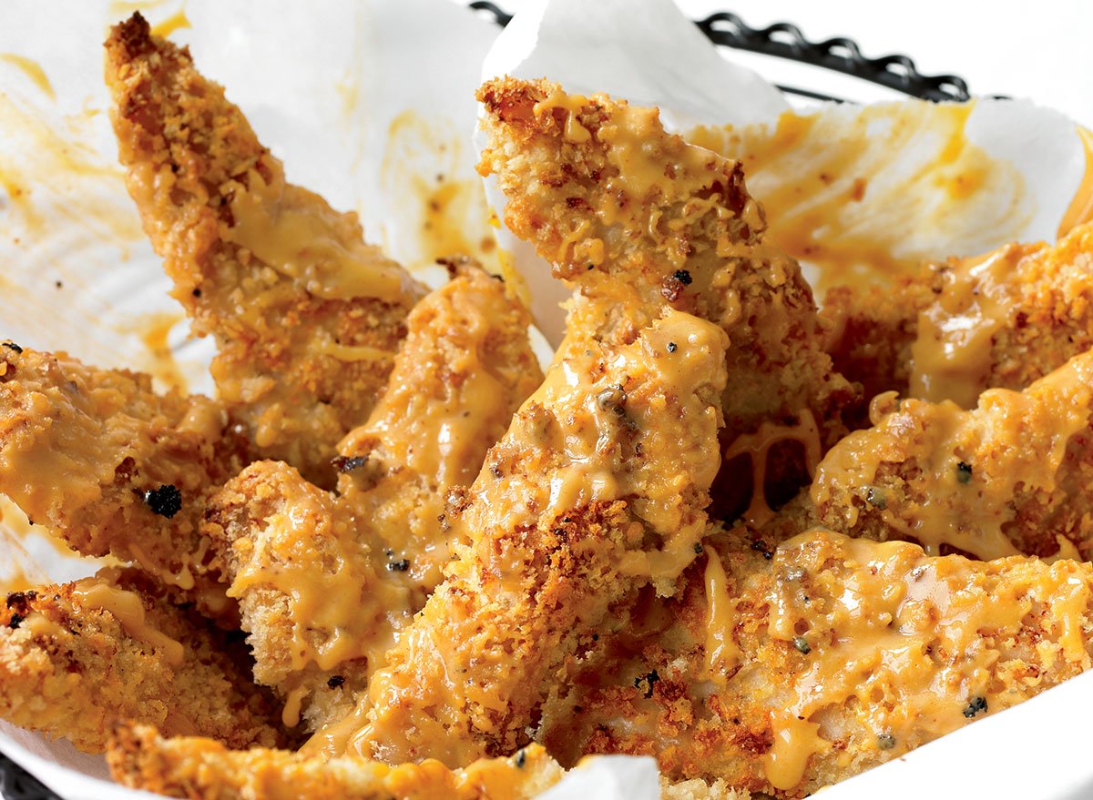 Oven-Baked Chicken Fingers With Chipotle-Honey Mustard Recipe