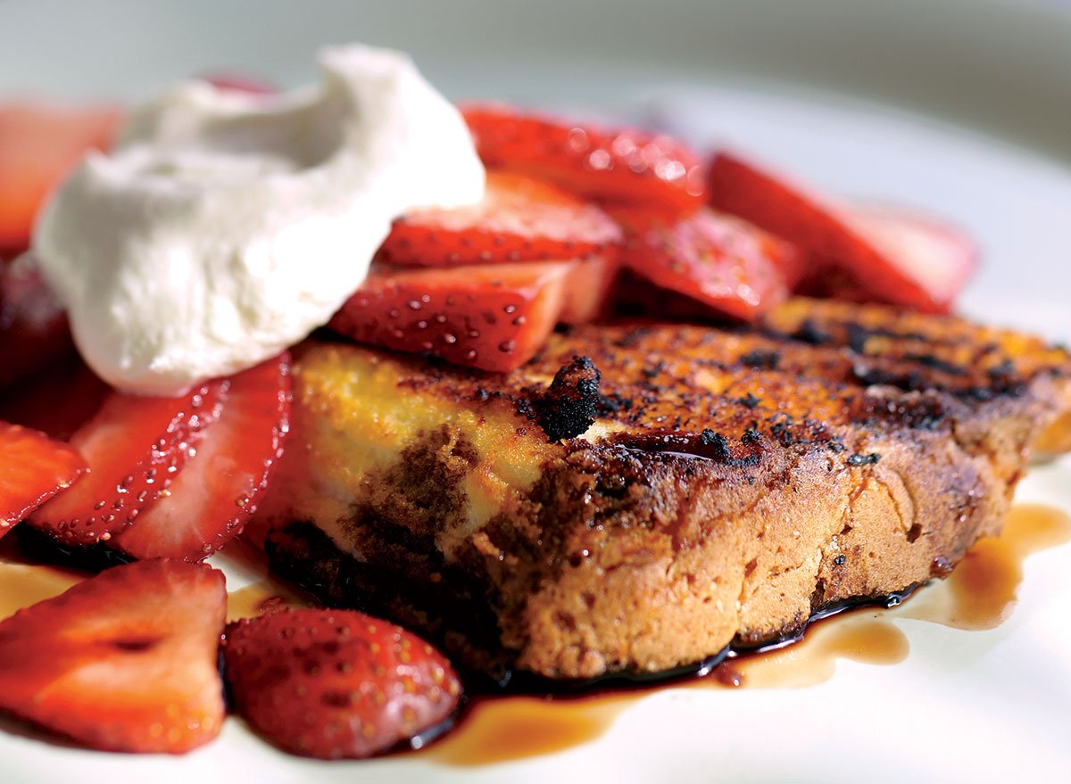 A Grilled Strawberry Shortcake With Balsamic Recipe