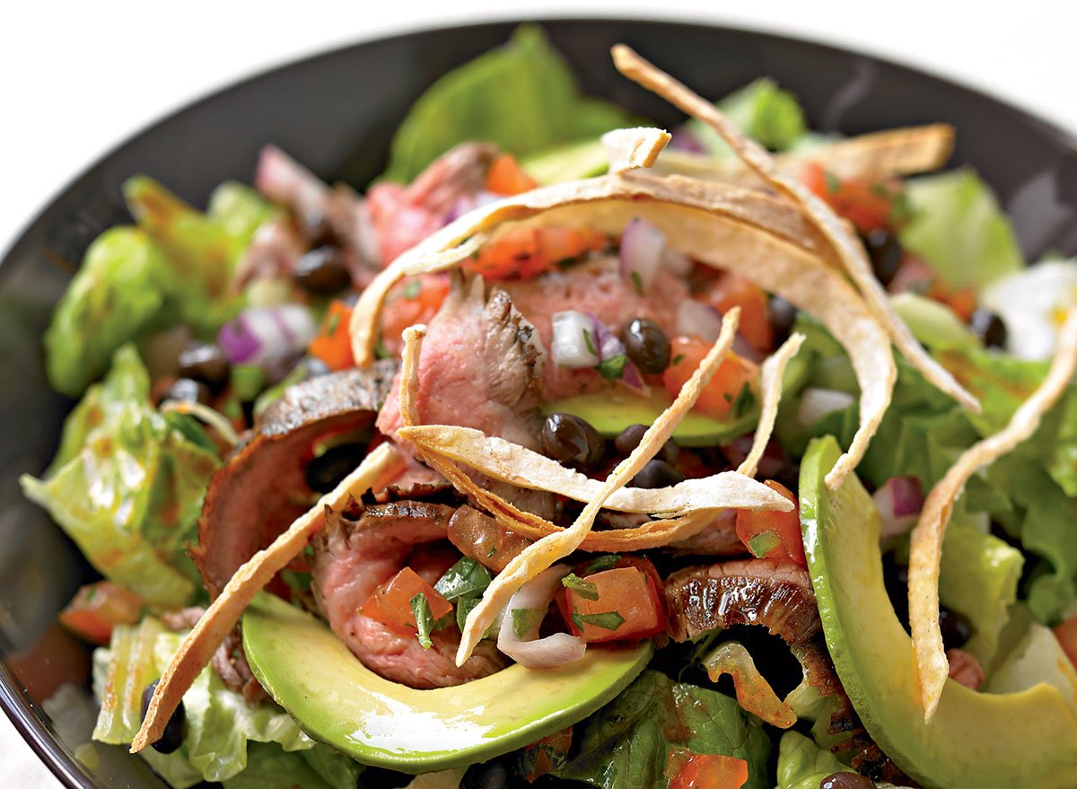 Healthy Grilled Mexican Steak Salad Recipe