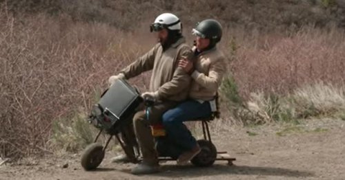 Two Guys Recreate the 'Dumb and Dumber' Mini-Bike Road Trip to Aspen