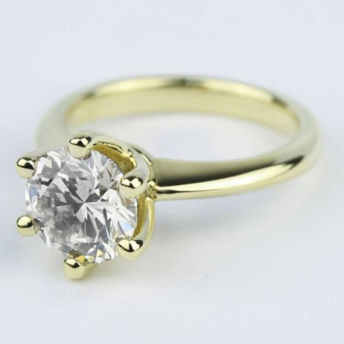 1.72 Carat Round Cut Certified Diamond Engagement Ring 14k White Gold VVS1 I