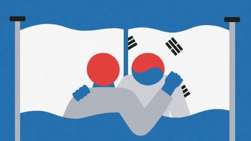 Relations between Japan and South Korea are blossoming