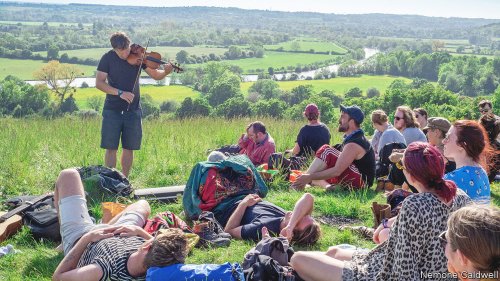 A radical group of ramblers roams the British countryside