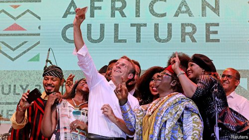 Emmanuel Macron pays tribute to Fela Kuti, a Nigerian musician