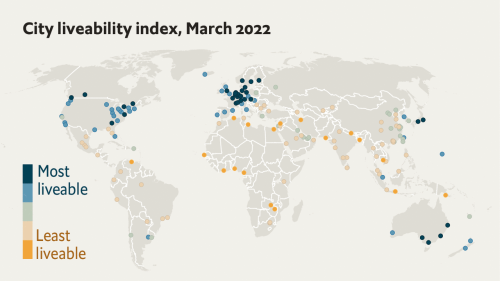 The world’s most liveable cities