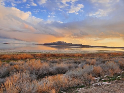 Great Salt Lake Water Level Drops to Record Low