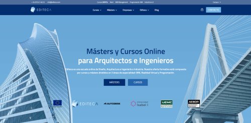 Máster BIM Online Ingeniería Civil | Editeca | Título Universidad Isabel I