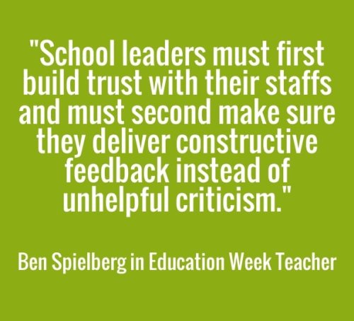 “Principals Must Support Teachers in ‘Quest of Continuous Improvement'”