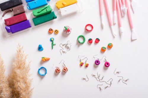 Make Your Own Trendy Earrings Using These Polymer Clay Earring Kits
