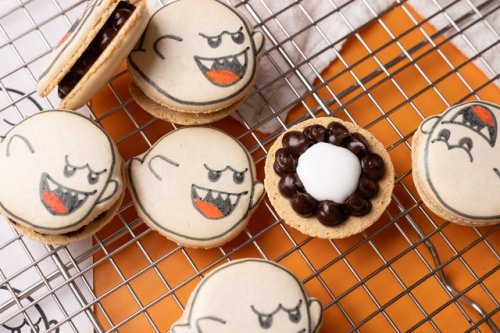 Boo! Mario-Inspired Macarons for Halloween